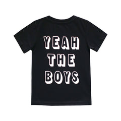 YEAH THE BOYS SMALL PRINT TEE